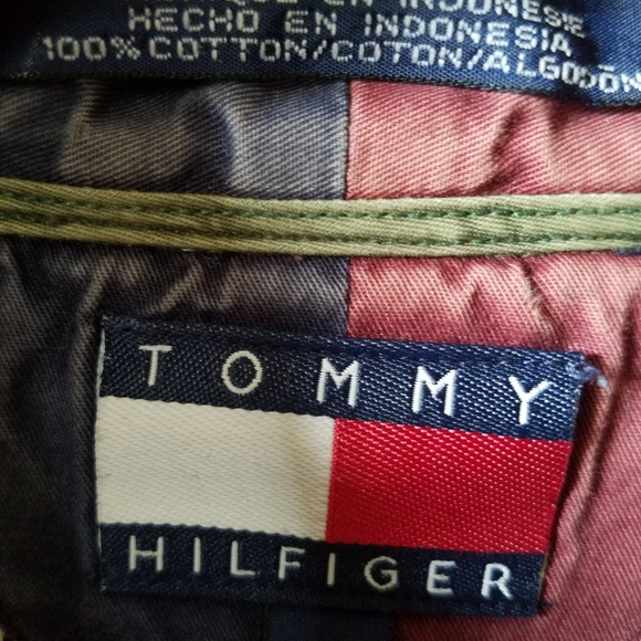 Vintage Tommy Hilfiger Crest Button Up Plaid Long Sleeve Shirt Small Medium - Picture 5 of 11